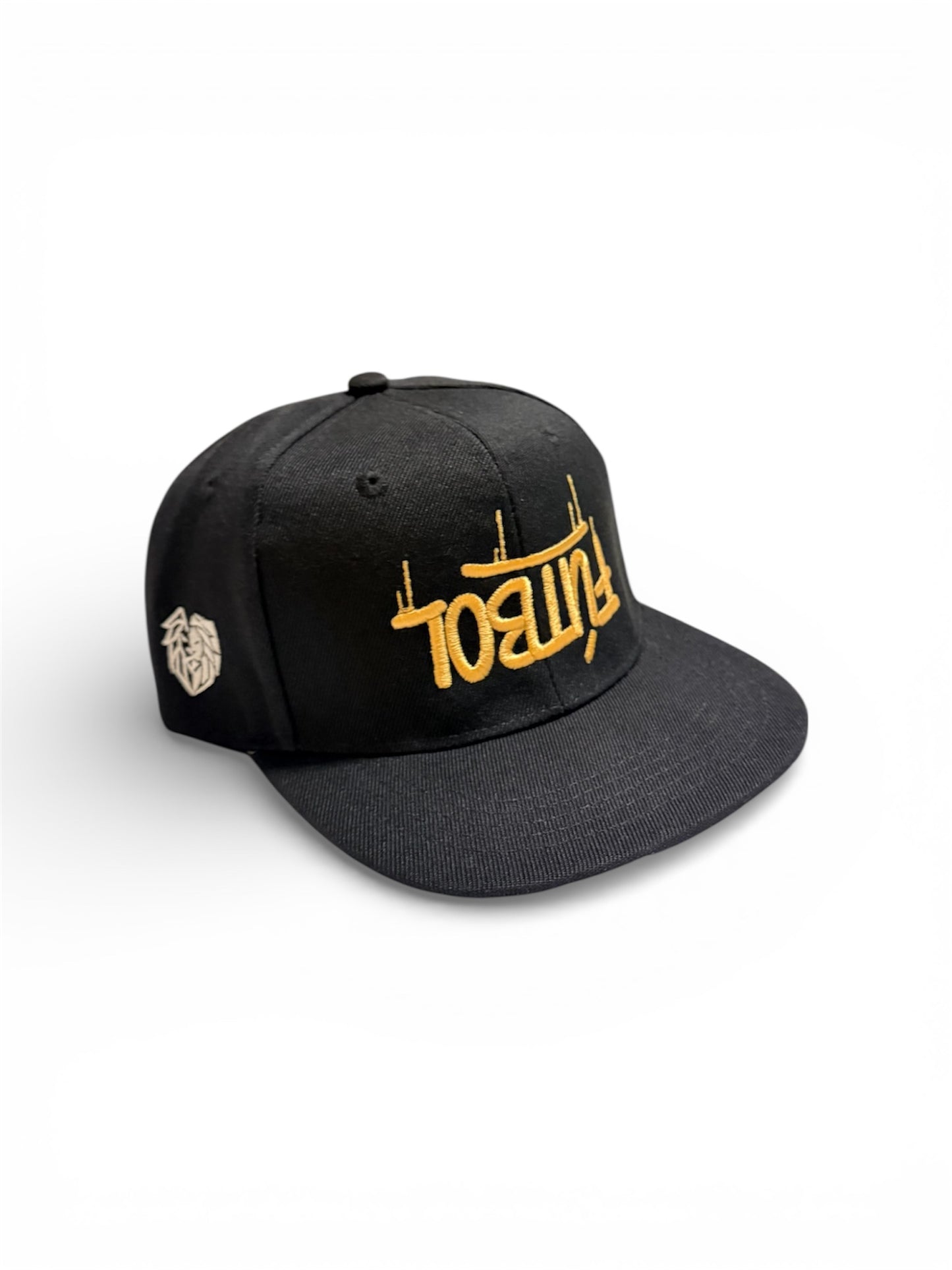 Black & Gold Fútbol SnapBack Hat