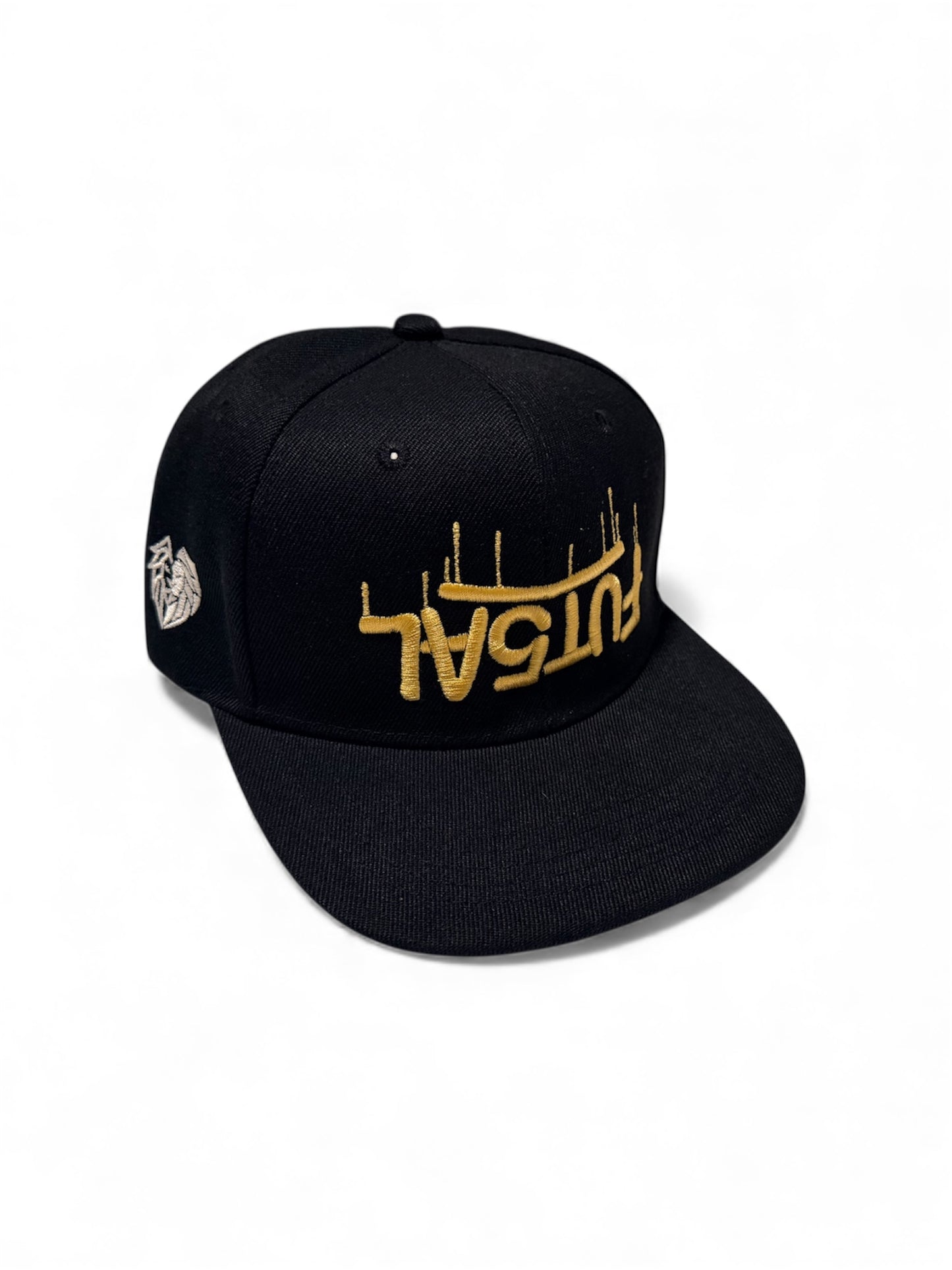 Black & Gold Futsal SnapBack Hat